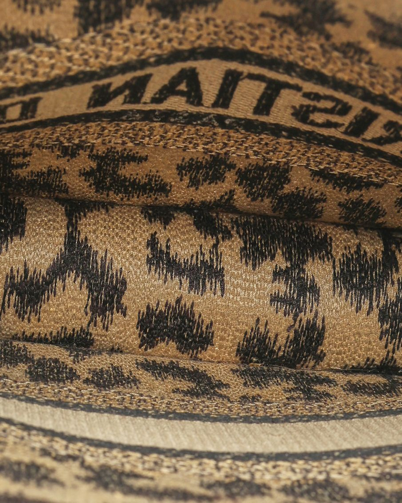 Christian Dior Leopard Mizza Embroidered Mini Book Tote Bag