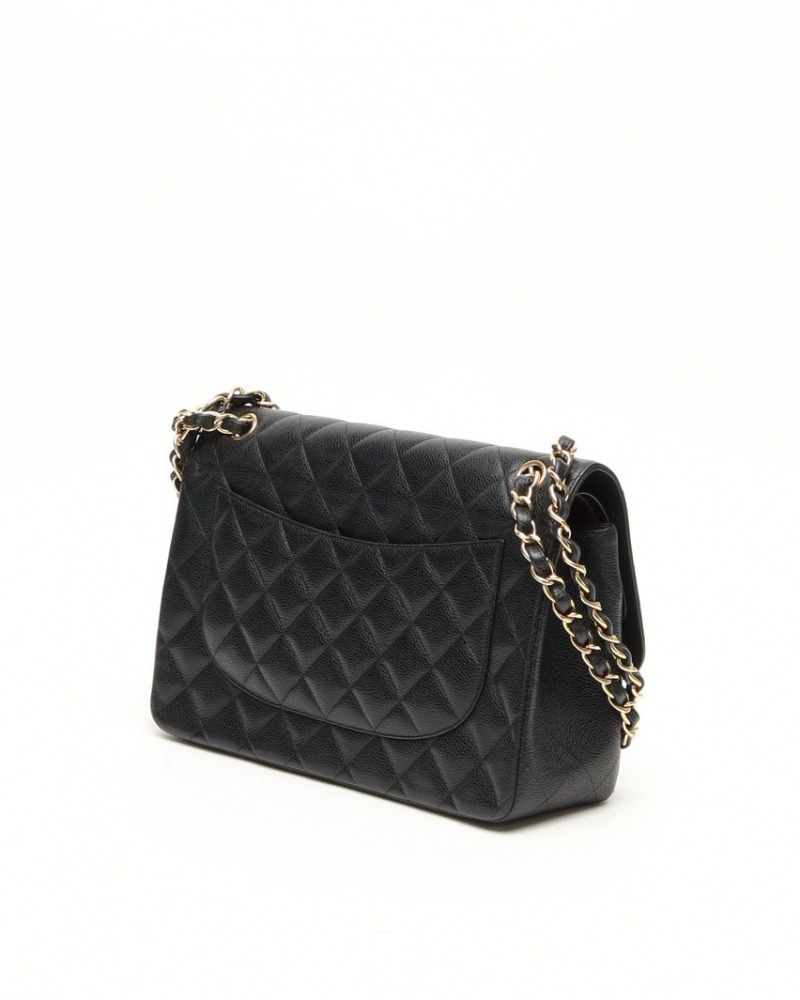 Chanel Classic Caviar Jumbo Double Flap Bag