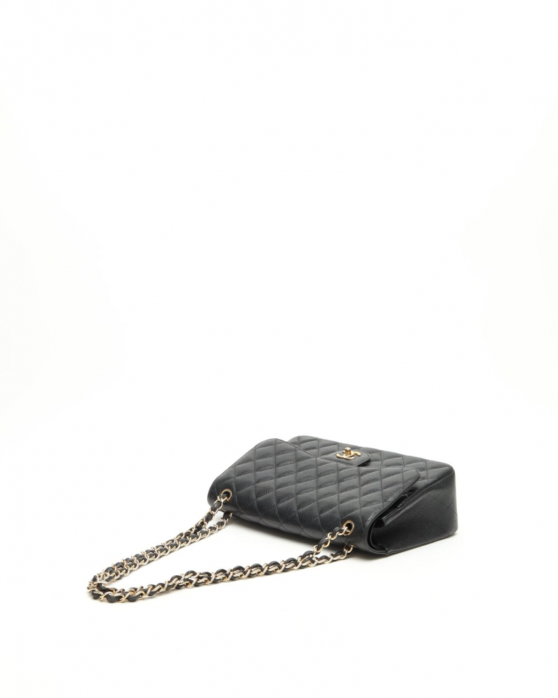 Chanel Classic Caviar Jumbo Double Flap Bag