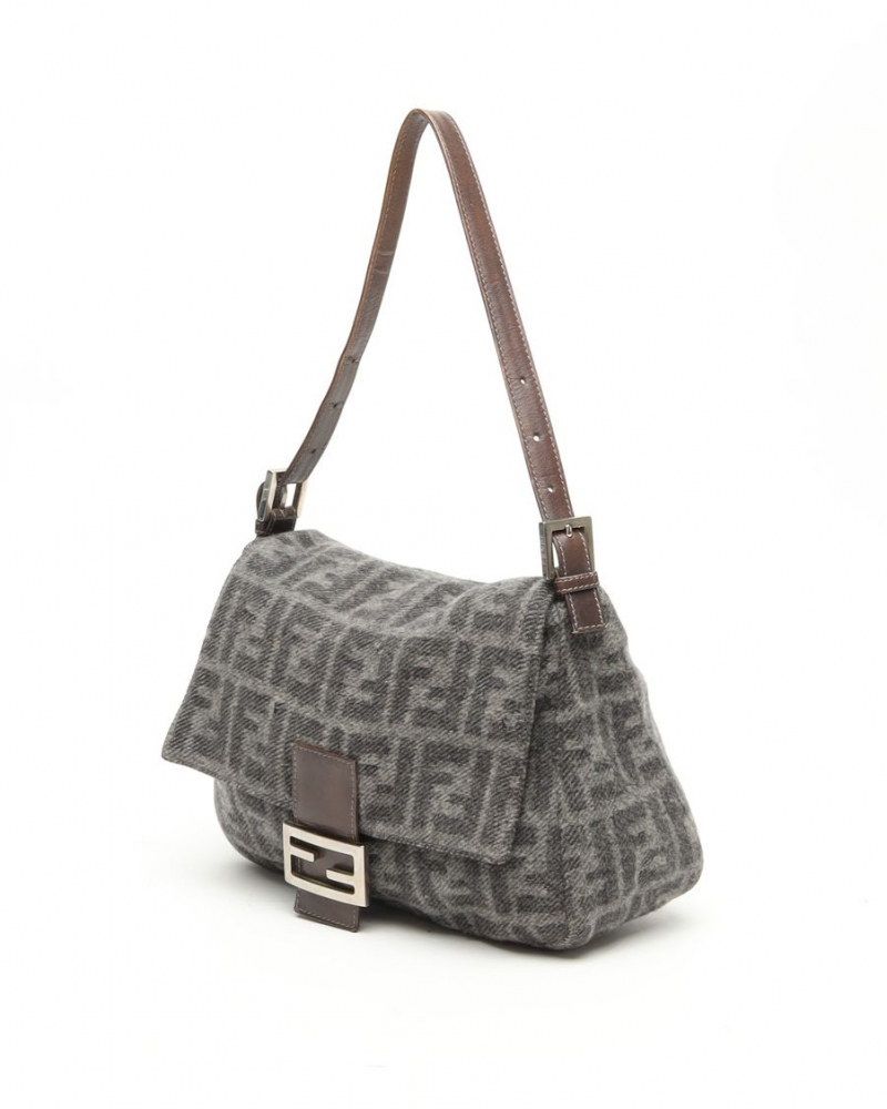 Fendi Zucca Mamma Tweed Bag