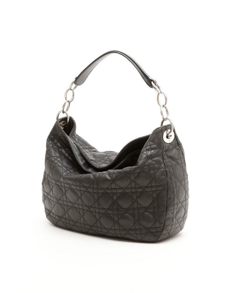 Christian Dior Cannage Lady Dior Soft Hobo Bag