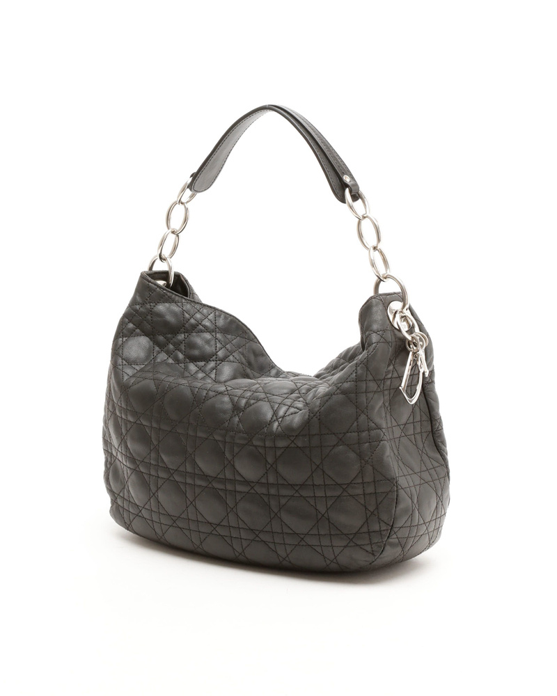 Christian Dior Cannage Lady Dior Soft Hobo Bag