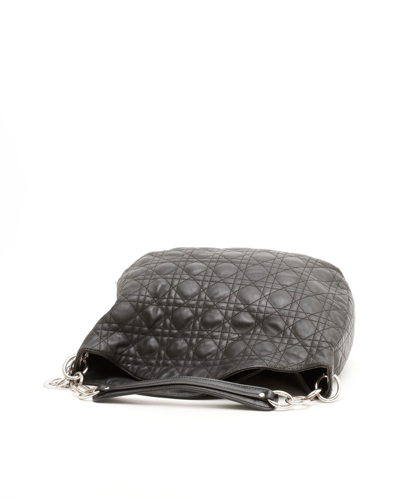 Christian Dior Cannage Lady Dior Soft Hobo Bag