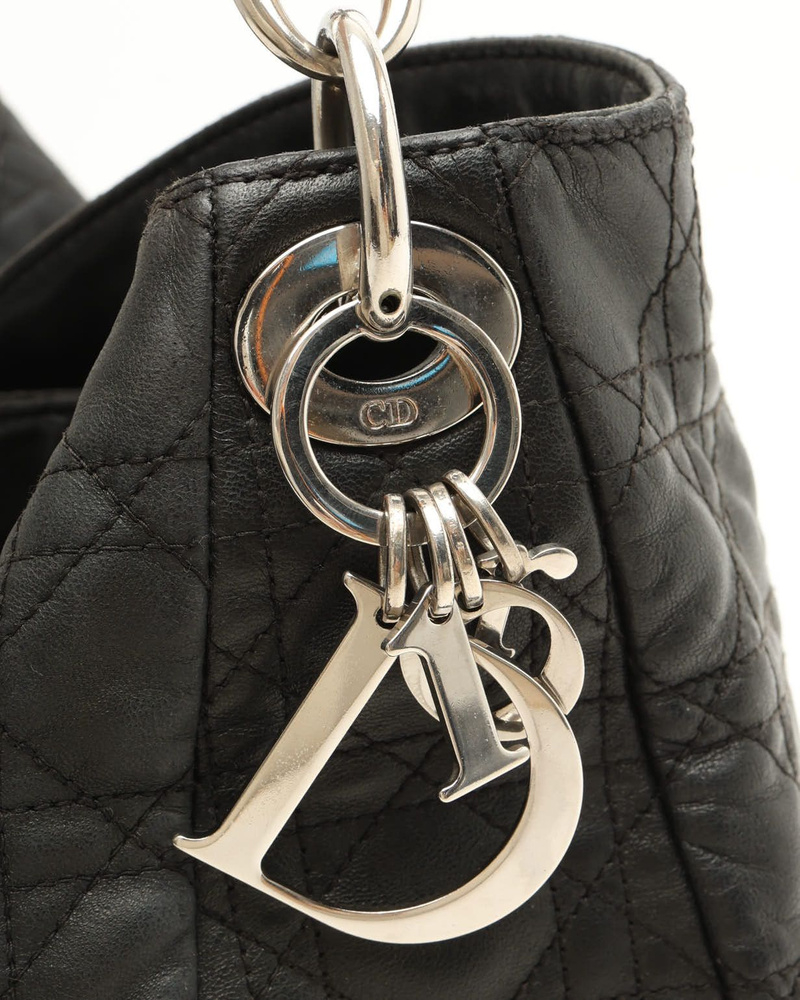 Christian Dior Cannage Lady Dior Soft Hobo Bag