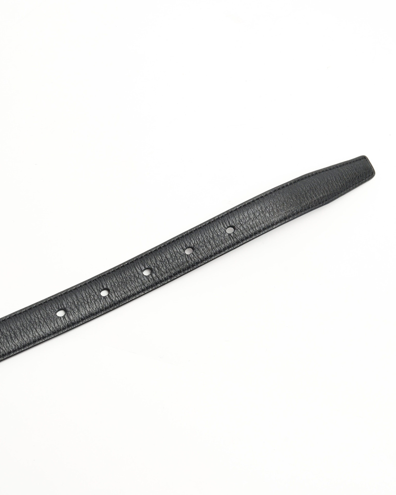 Saint Laurent YSL Logo Leather Belt, Size 80