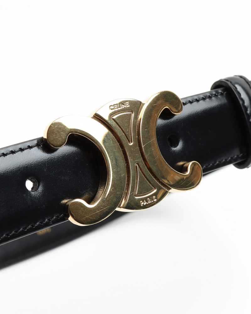 Celine Céline Triomphe Belt, size 75