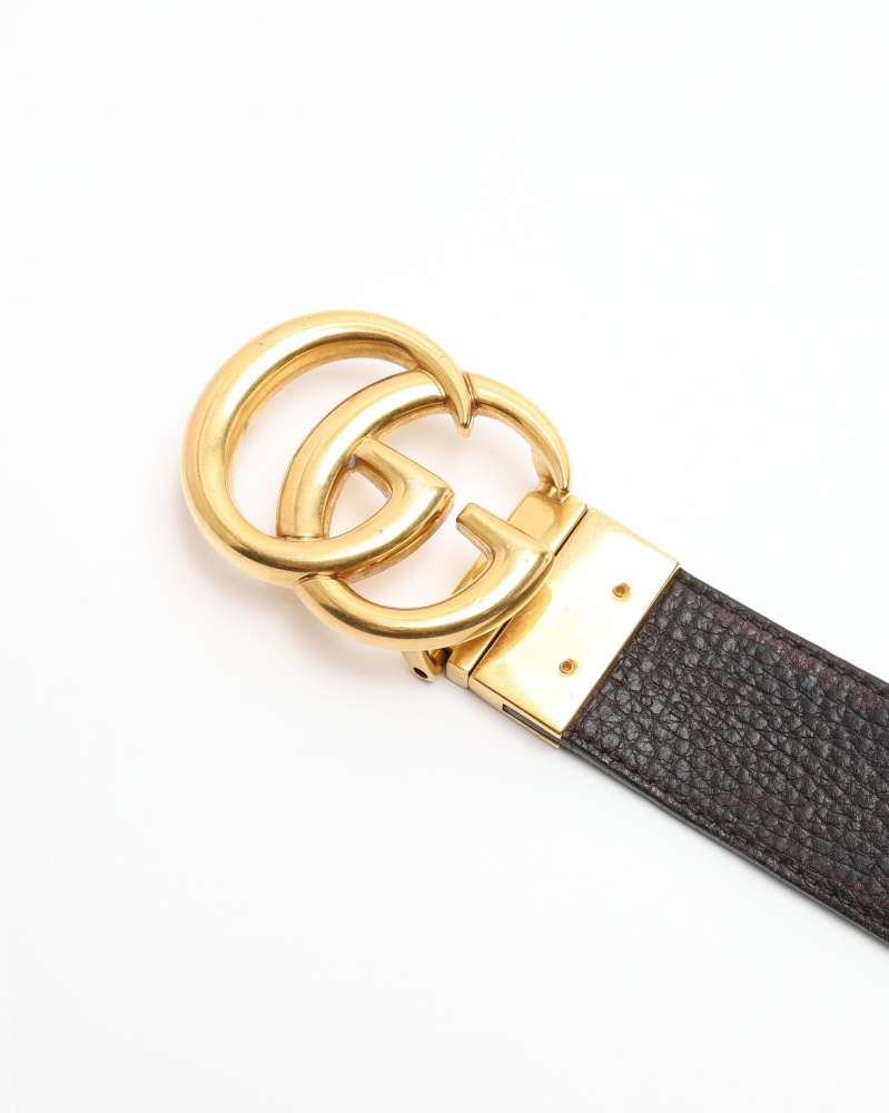 Gucci GG Marmont Reversible Belt, Size 100