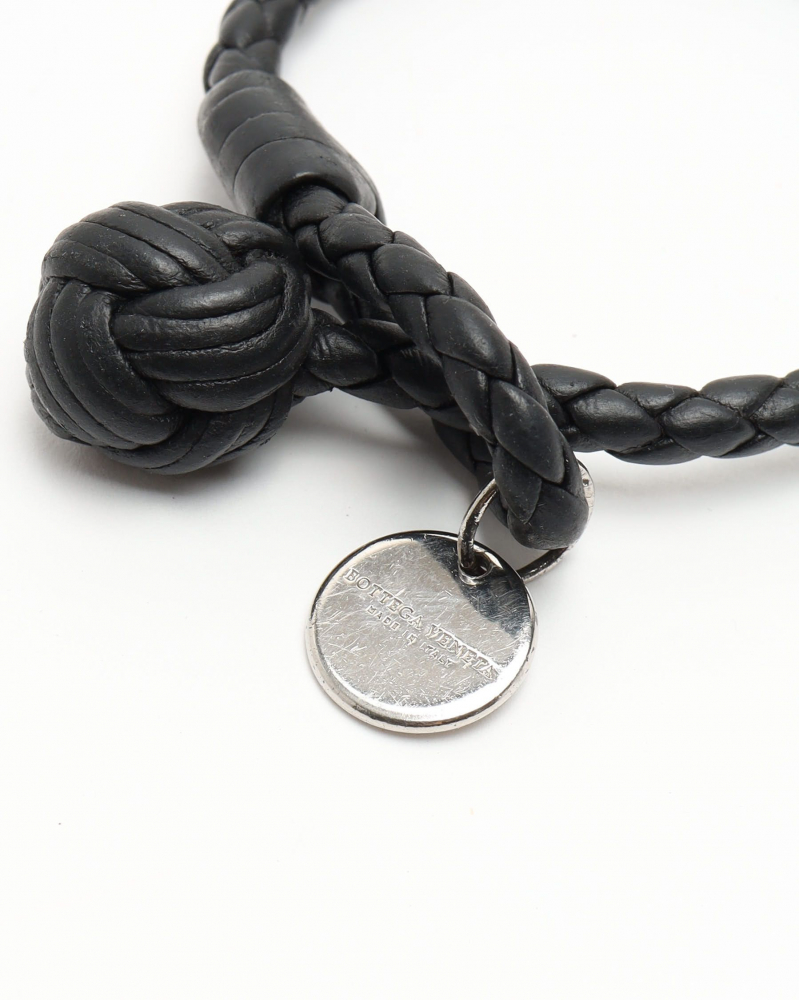 Bottega Veneta Intrecciato Leather Bracelet