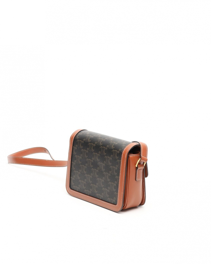 Celine Céline Canvas Teen Triomphe Bag