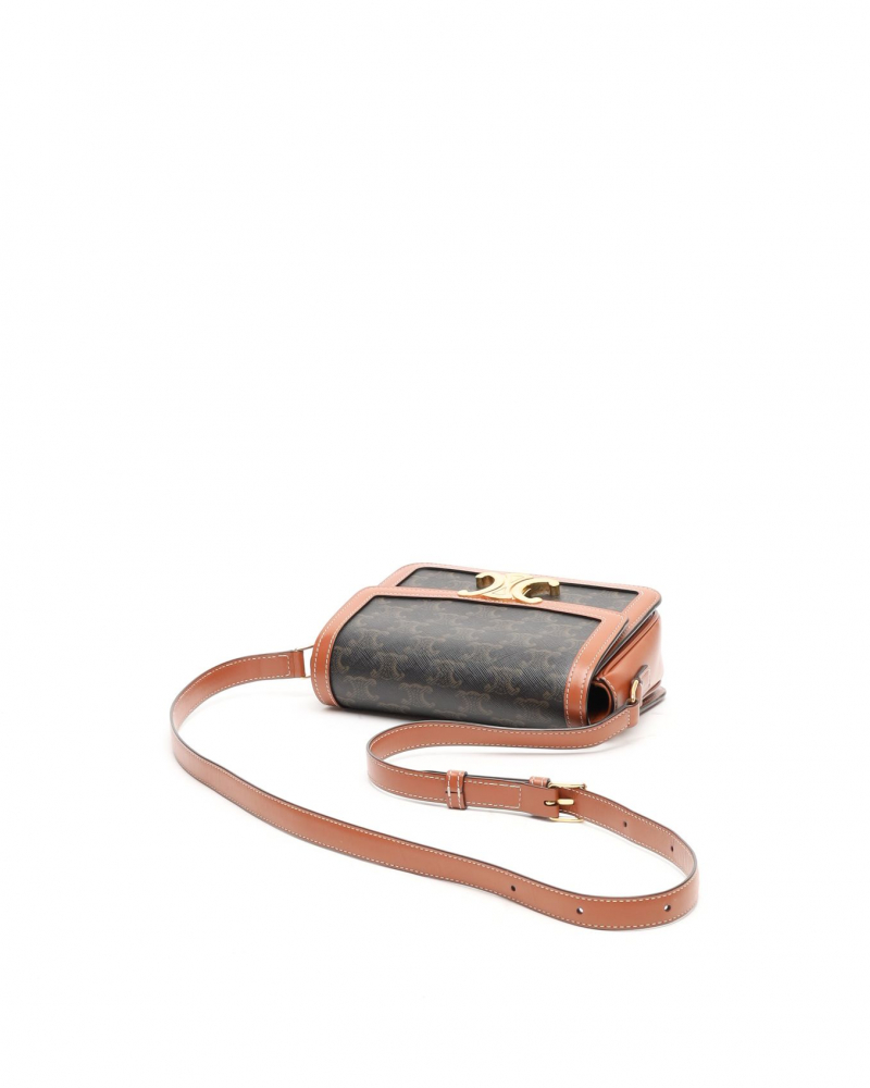 Celine Céline Canvas Teen Triomphe Bag