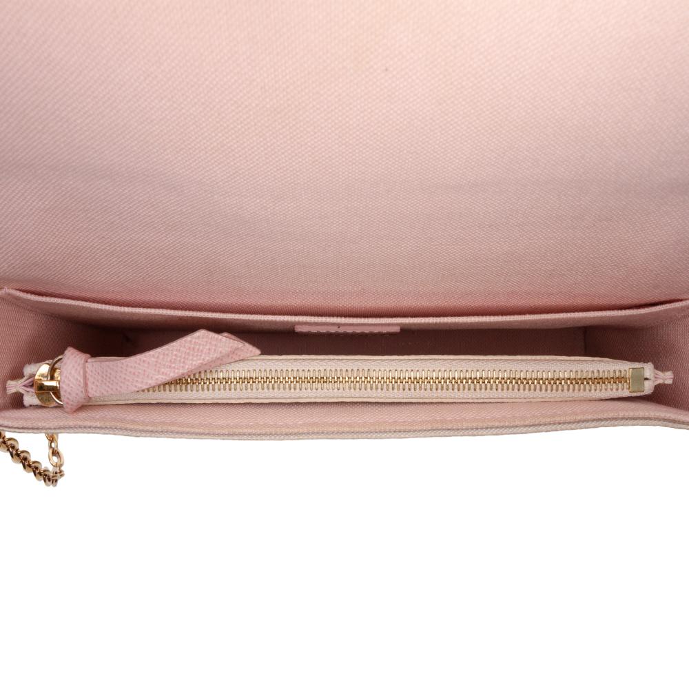 Louis Vuitton B Louis Vuitton White Damier Canvas Canvas Damier Azur Pochette Felicie France