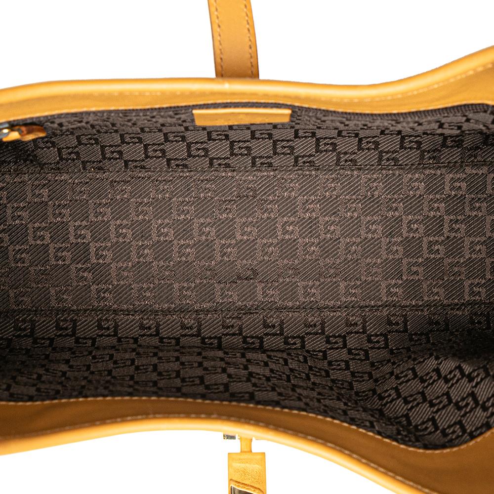 Gucci B Gucci Brown Light Brown Suede Leather Jackie Bardot Handbag Italy