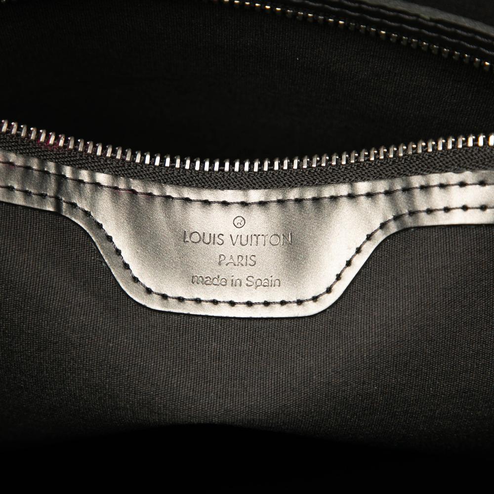 Louis Vuitton B Louis Vuitton Gray Dark Gray Calf Leather Monogram Mat Stockton Spain