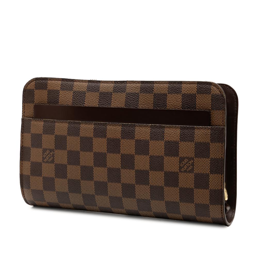 Louis Vuitton AB Louis Vuitton Brown Damier Canvas Fabric Damier Ebene Saint Louis Pochette France