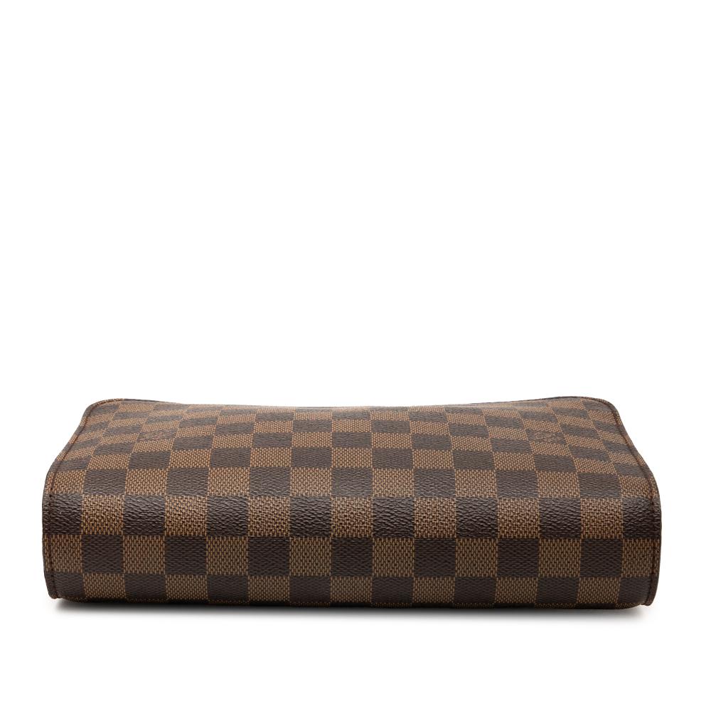 Louis Vuitton AB Louis Vuitton Brown Damier Canvas Fabric Damier Ebene Saint Louis Pochette France