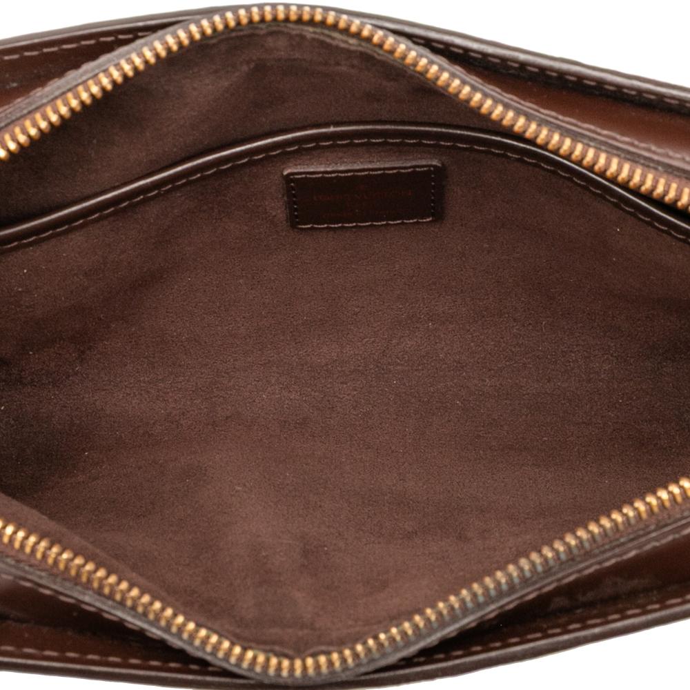 Louis Vuitton AB Louis Vuitton Brown Damier Canvas Fabric Damier Ebene Saint Louis Pochette France