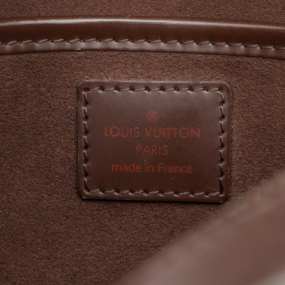 Louis Vuitton AB Louis Vuitton Brown Damier Canvas Fabric Damier Ebene Saint Louis Pochette France