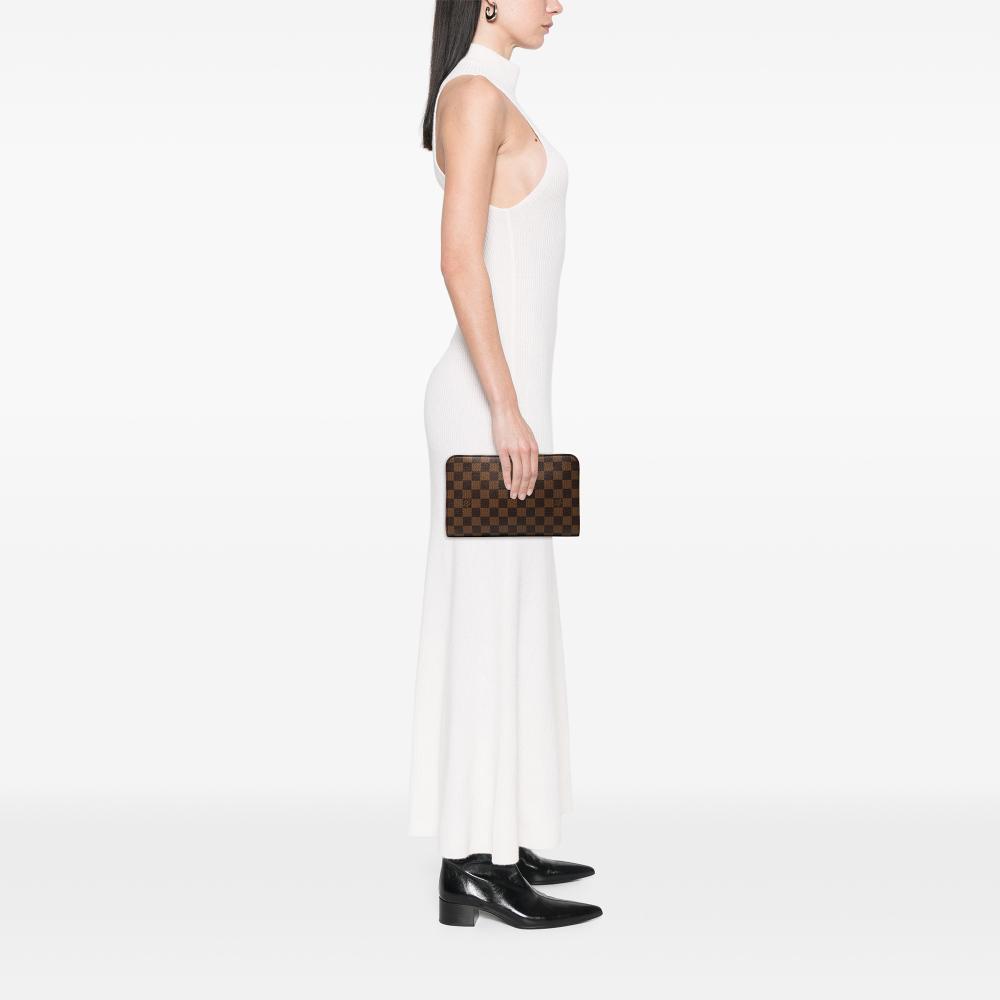 Louis Vuitton AB Louis Vuitton Brown Damier Canvas Fabric Damier Ebene Saint Louis Pochette France