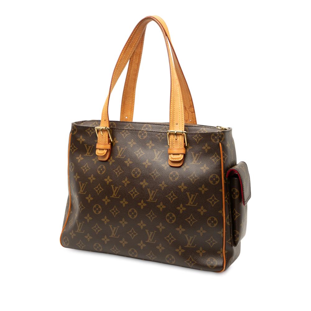 Louis Vuitton B Louis Vuitton Brown Monogram Canvas Fabric Monogram Multipli Cite France