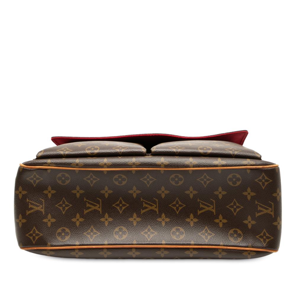 Louis Vuitton B Louis Vuitton Brown Monogram Canvas Fabric Monogram Multipli Cite France