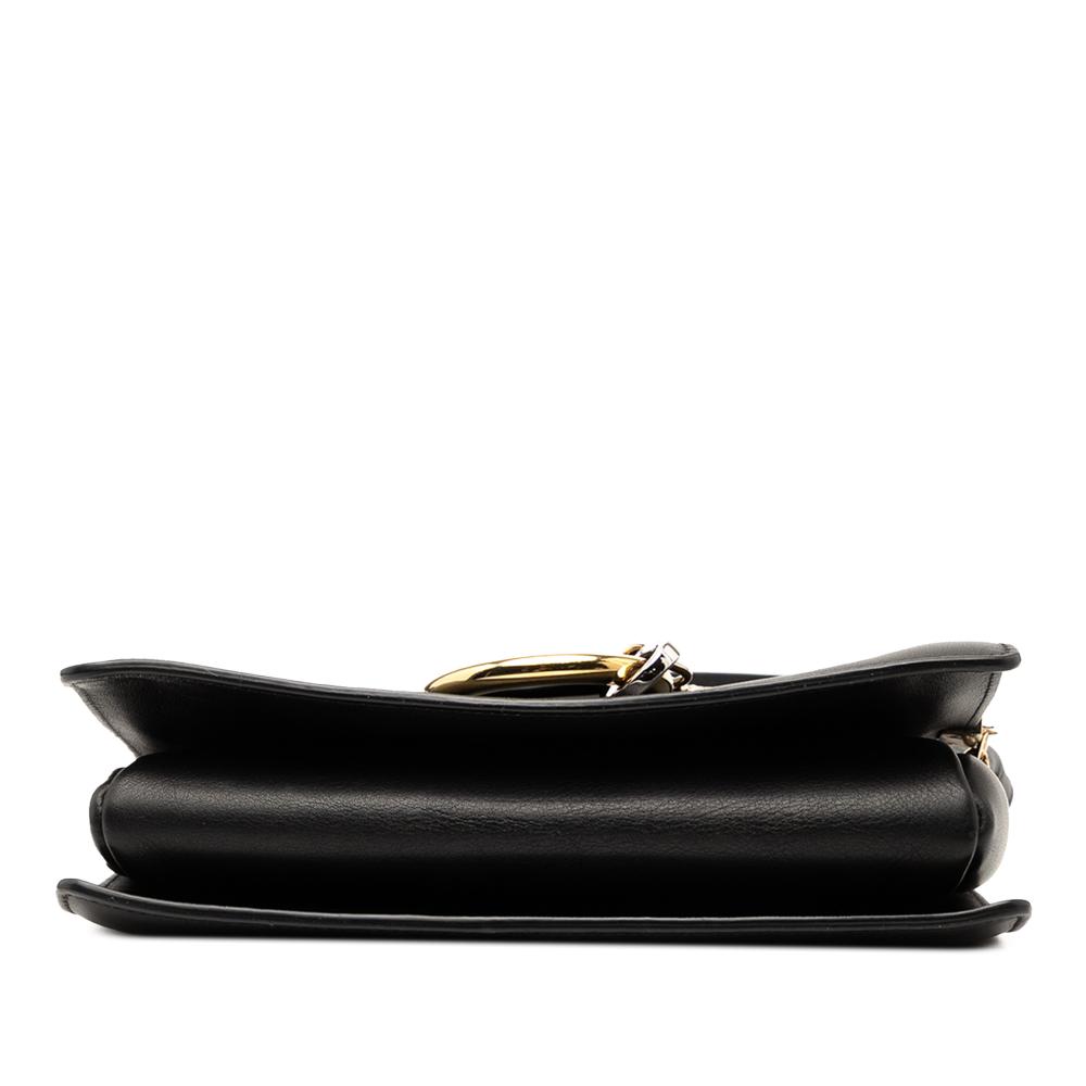 Chloé B Chloé Black Suede Leather Small and Calfskin Faye Crossbody Spain
