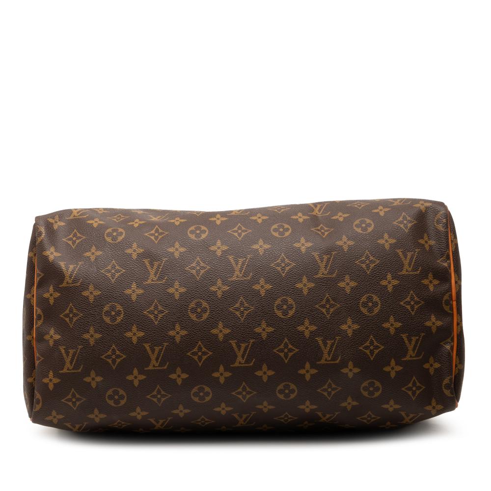 Louis Vuitton B Louis Vuitton Brown Monogram Canvas Fabric Monogram Speedy 40 France