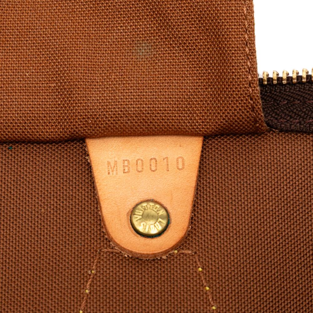 Louis Vuitton B Louis Vuitton Brown Monogram Canvas Fabric Monogram Speedy 40 France