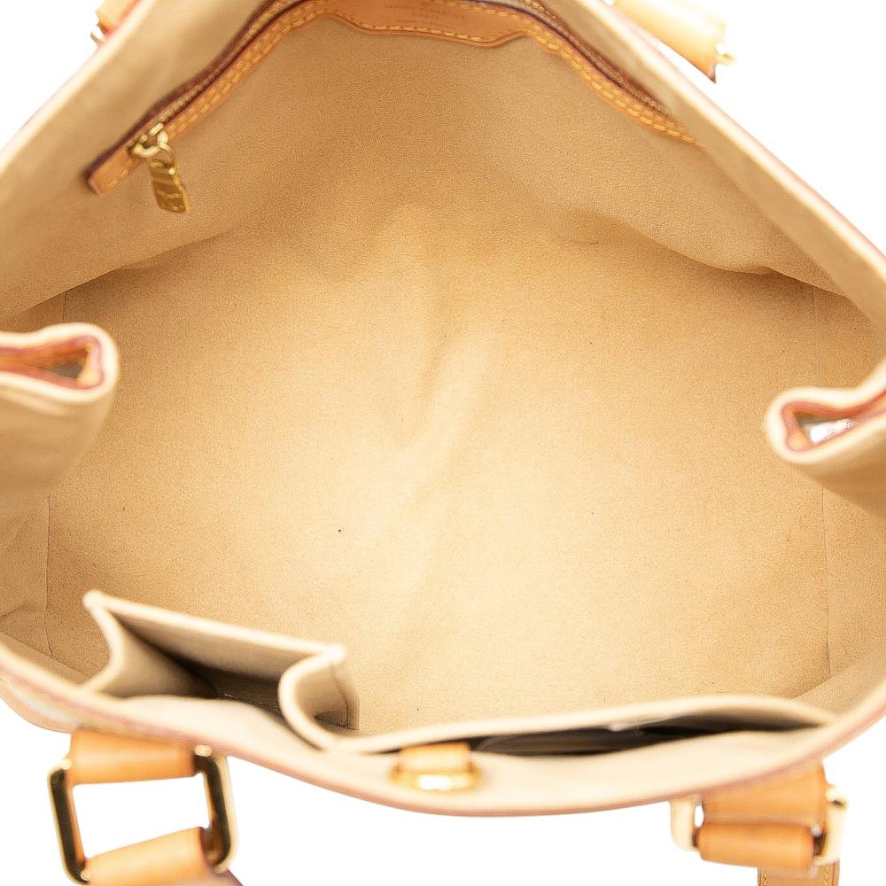 Louis Vuitton B Louis Vuitton White Damier Canvas Fabric Damier Azur Hampstead PM France