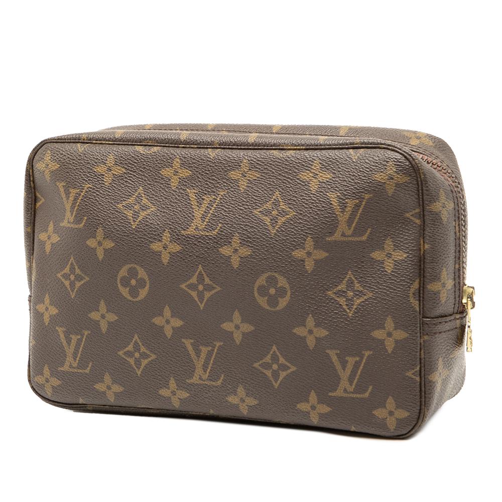 Louis Vuitton AB Louis Vuitton Brown Monogram Canvas Fabric Monogram Trousse Toilette 23 France