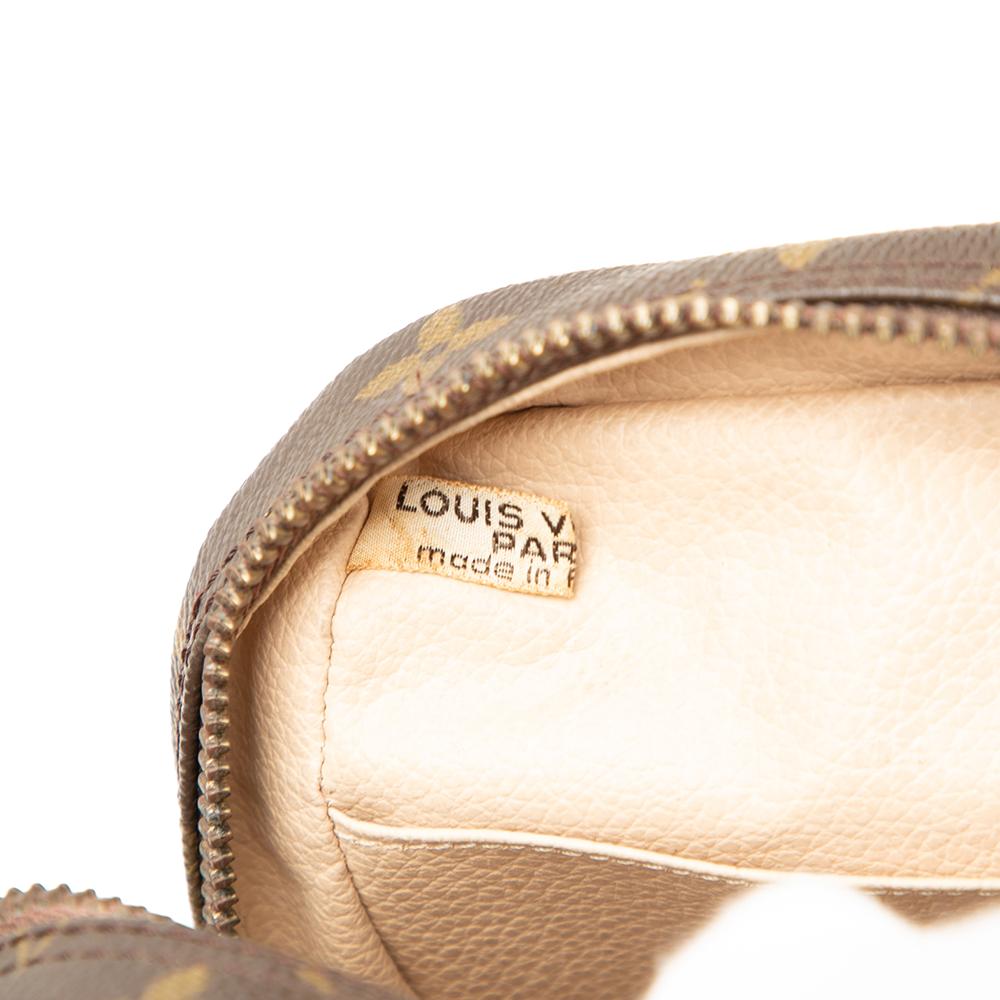 Louis Vuitton AB Louis Vuitton Brown Monogram Canvas Fabric Monogram Trousse Toilette 23 France