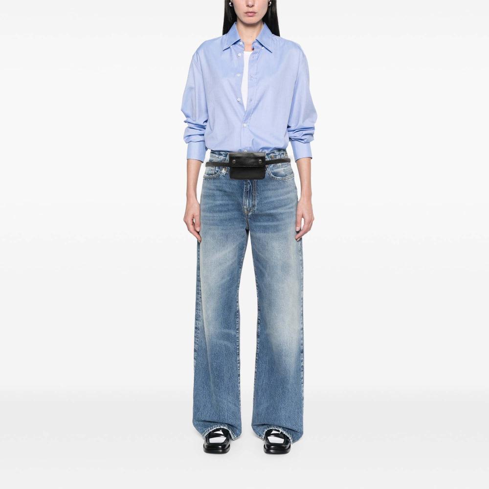 Hermès AB Hermès Black Calf Leather Courchevel Pochette Bum Bag France