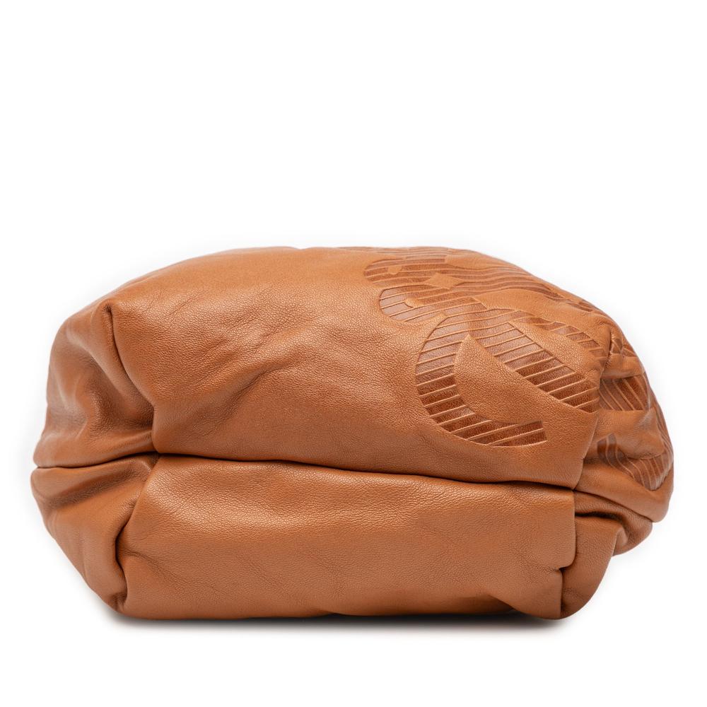 Loewe AB LOEWE Brown Camel Calf Leather Mini Anagram Crossbody Spain