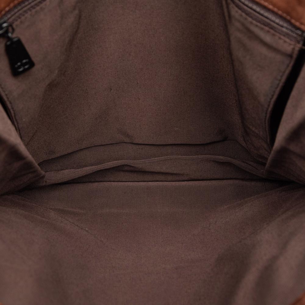 Chanel B Chanel Brown Dark Brown Suede Leather Crossbody Italy