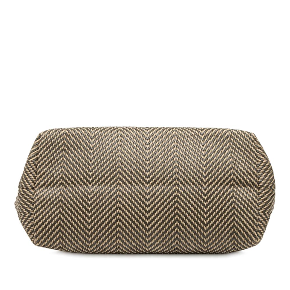 Hermès AB Hermès Brown Dark Brown Polyester Fabric and Leather Chennai MM India