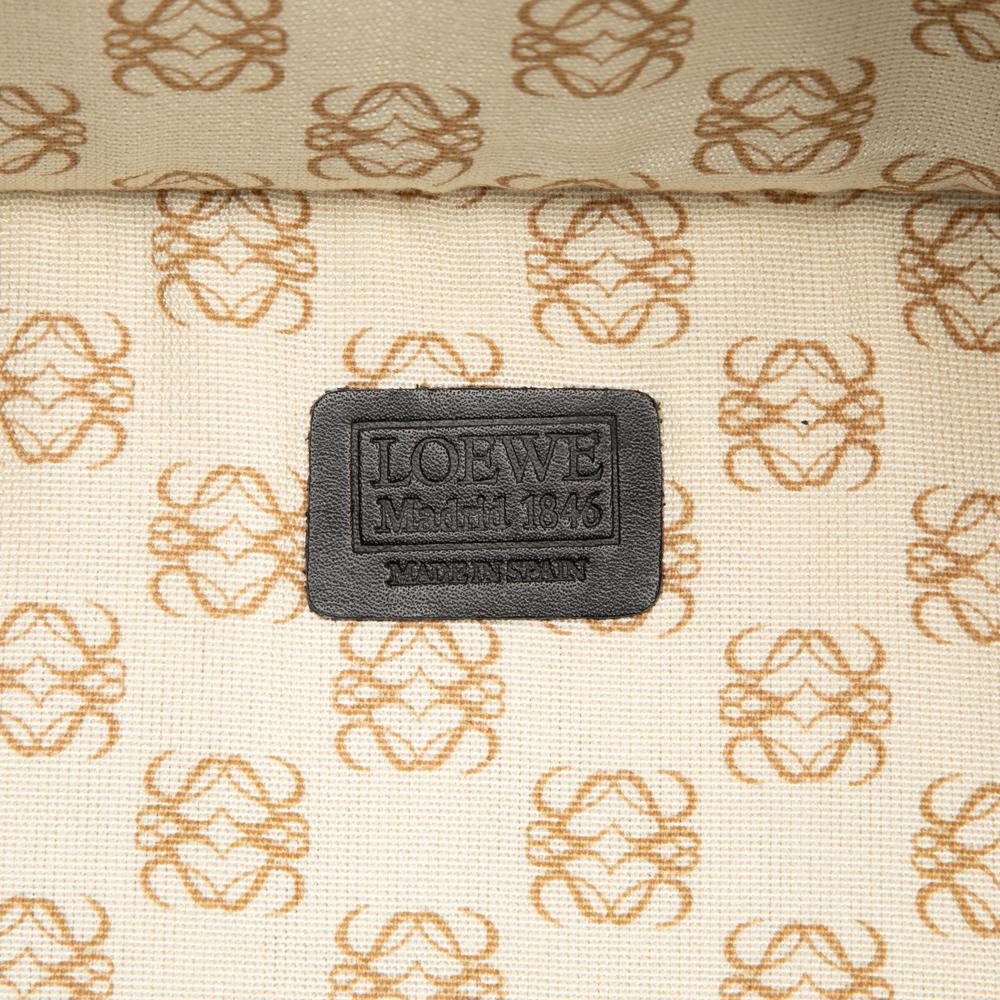 Loewe B LOEWE Black Lambskin Leather Leather Lambskin Anagram Handbag Spain