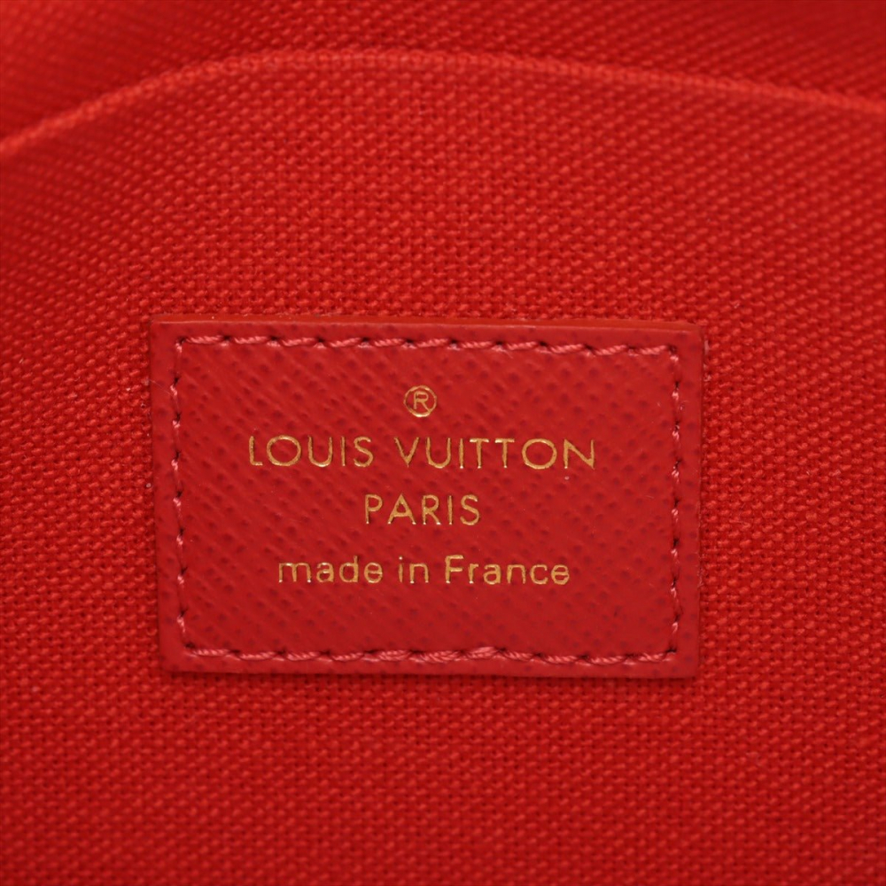 Louis Vuitton Felicie Canvas Pouch Clutch Damier Ebene