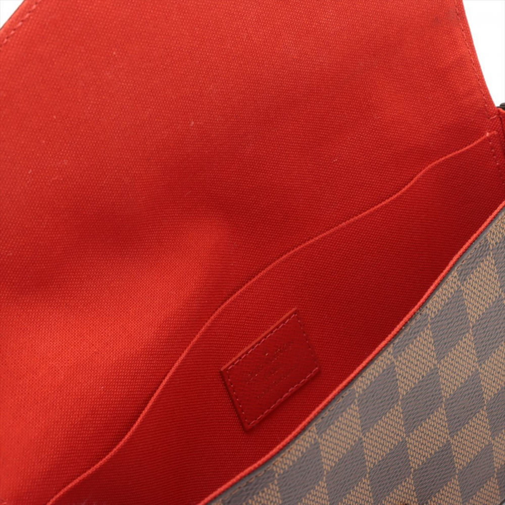 Louis Vuitton Felicie Canvas Pouch Clutch Damier Ebene