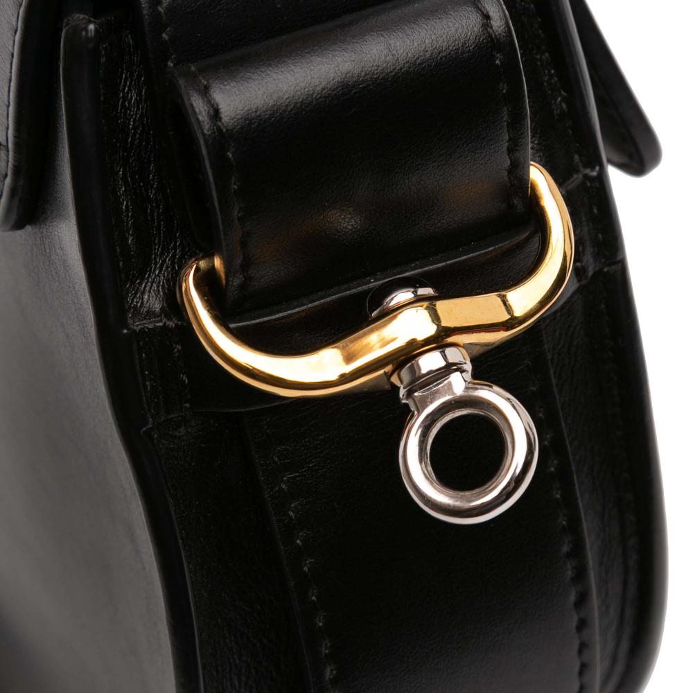 Chloé B Chloé Black Calf Leather Small Tess Satchel Italy