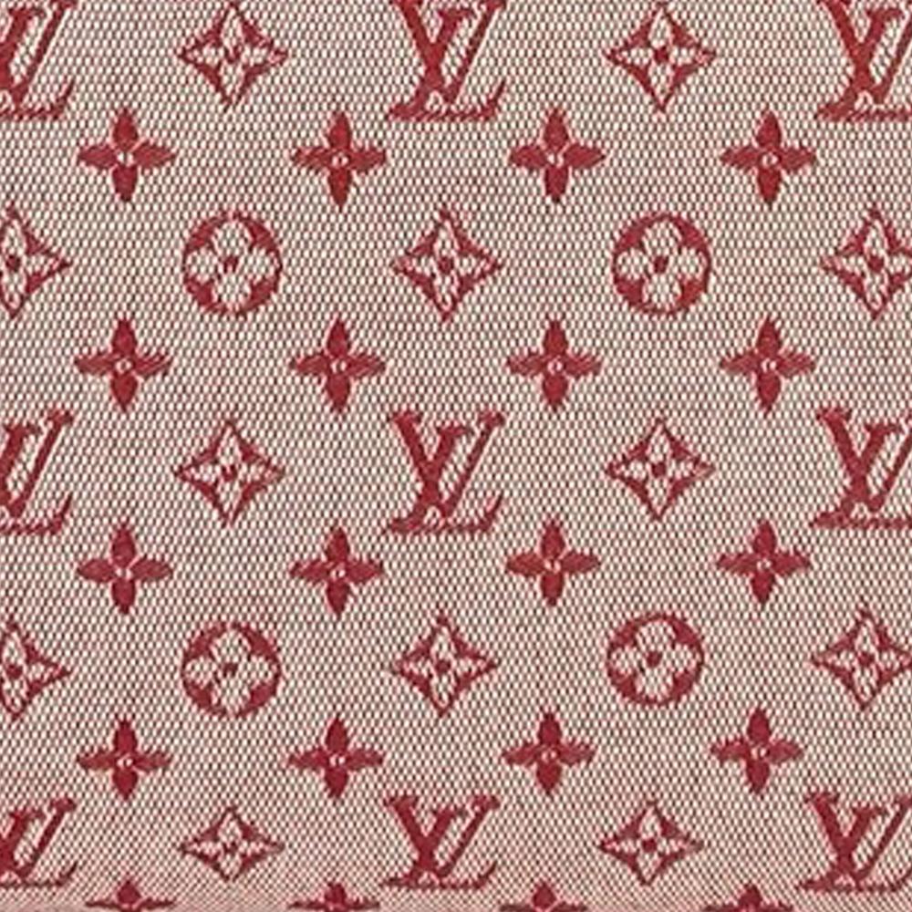 Louis Vuitton AB Louis Vuitton Red Canvas Fabric Monogram Mini Lin Josephine GM France