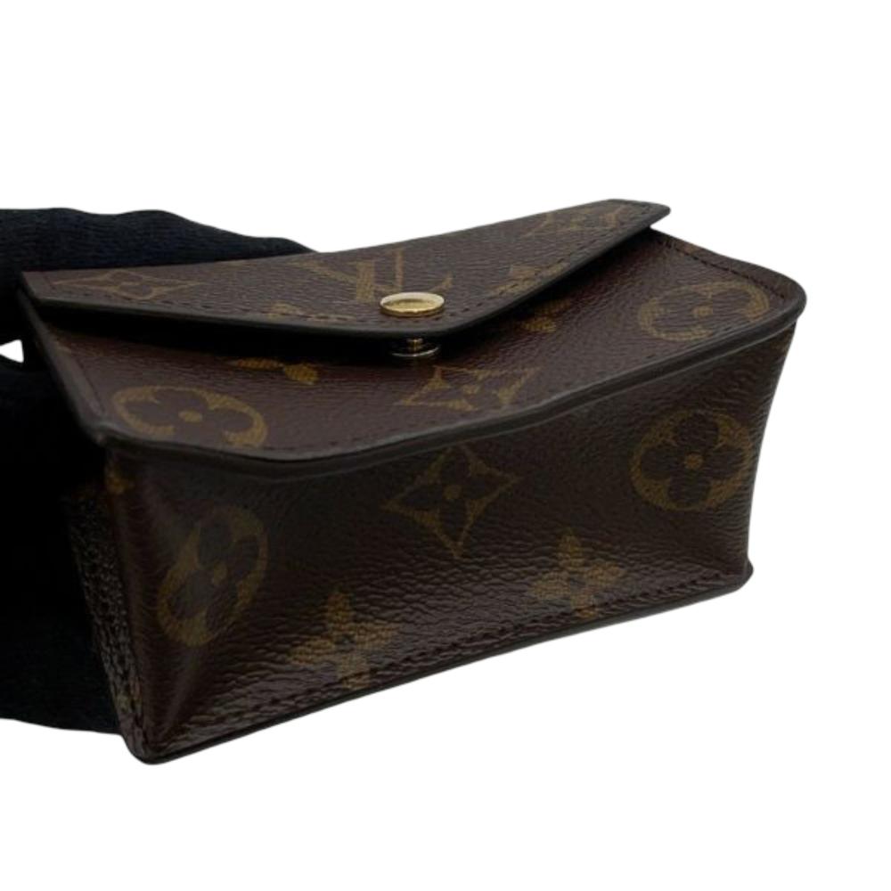 Louis Vuitton B Louis Vuitton Brown Monogram Canvas Fabric Monogram Daily Multi Pocket 30mm Belt Spain