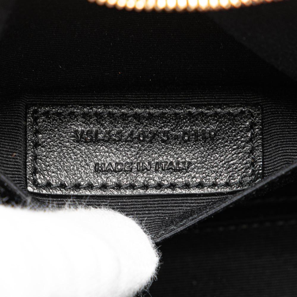 Saint Laurent B Saint Laurent Red Lambskin Leather Leather Toy Lambskin Vicky Crossbody Italy