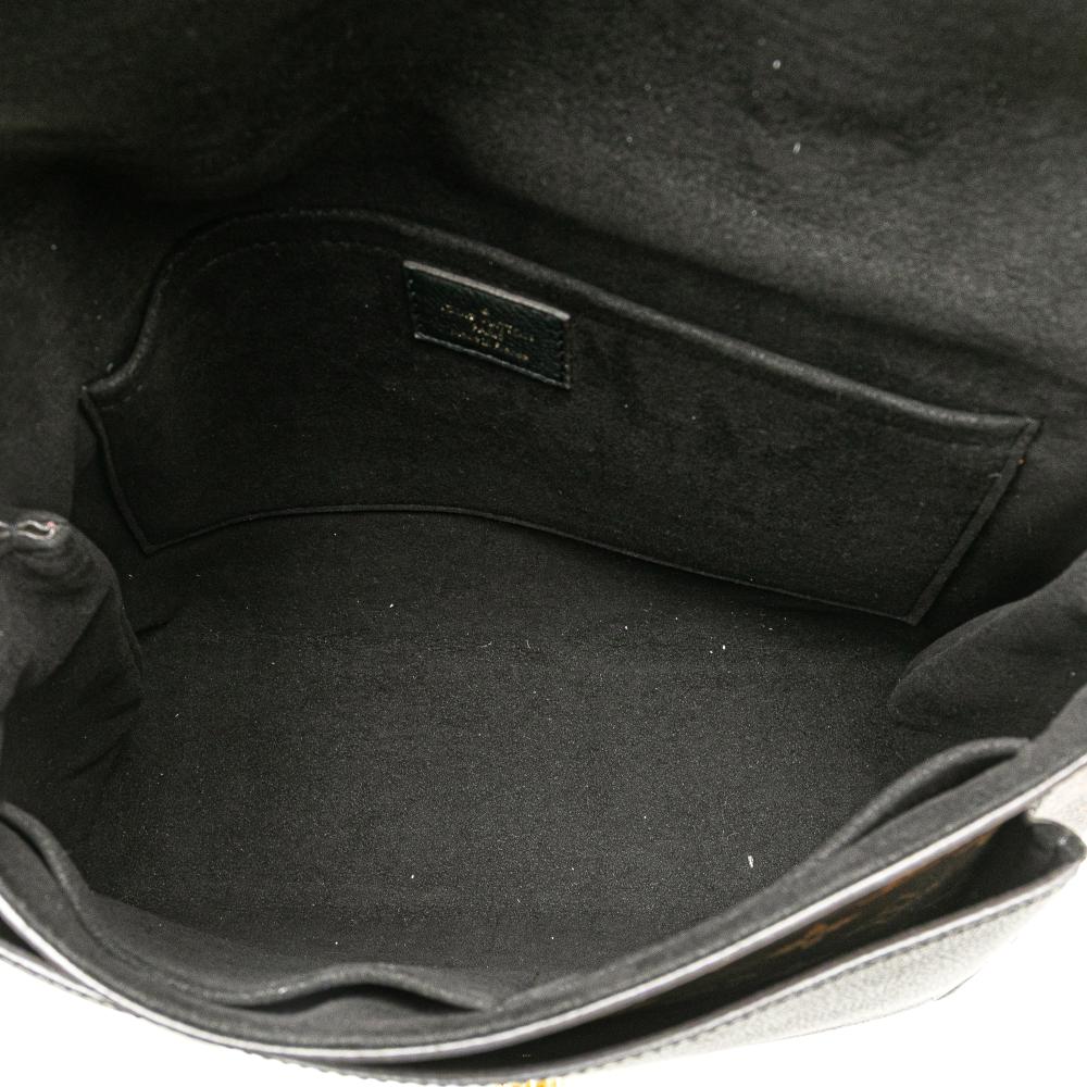 Louis Vuitton B Louis Vuitton Brown with Black Monogram Canvas Canvas Monogram Marignan France