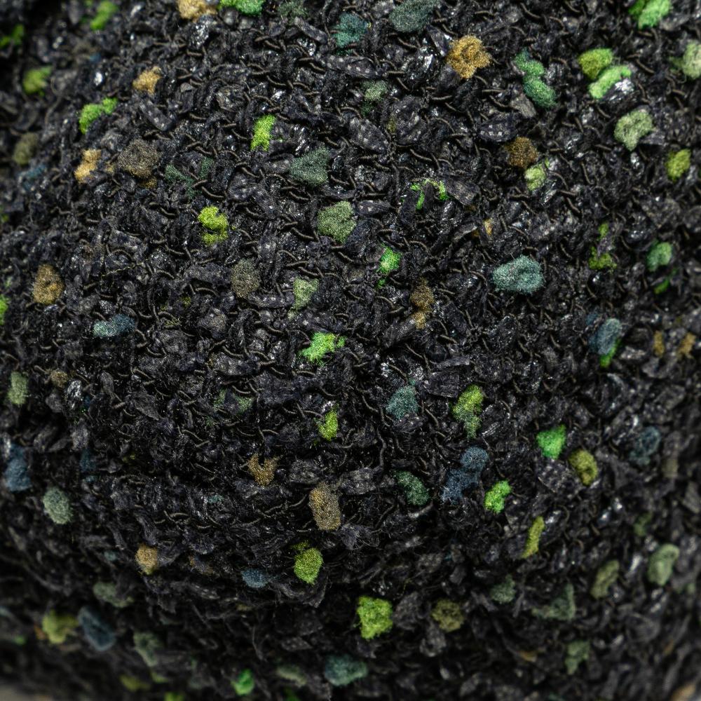 Chanel B Chanel Black Tweed Fabric CC Flap France