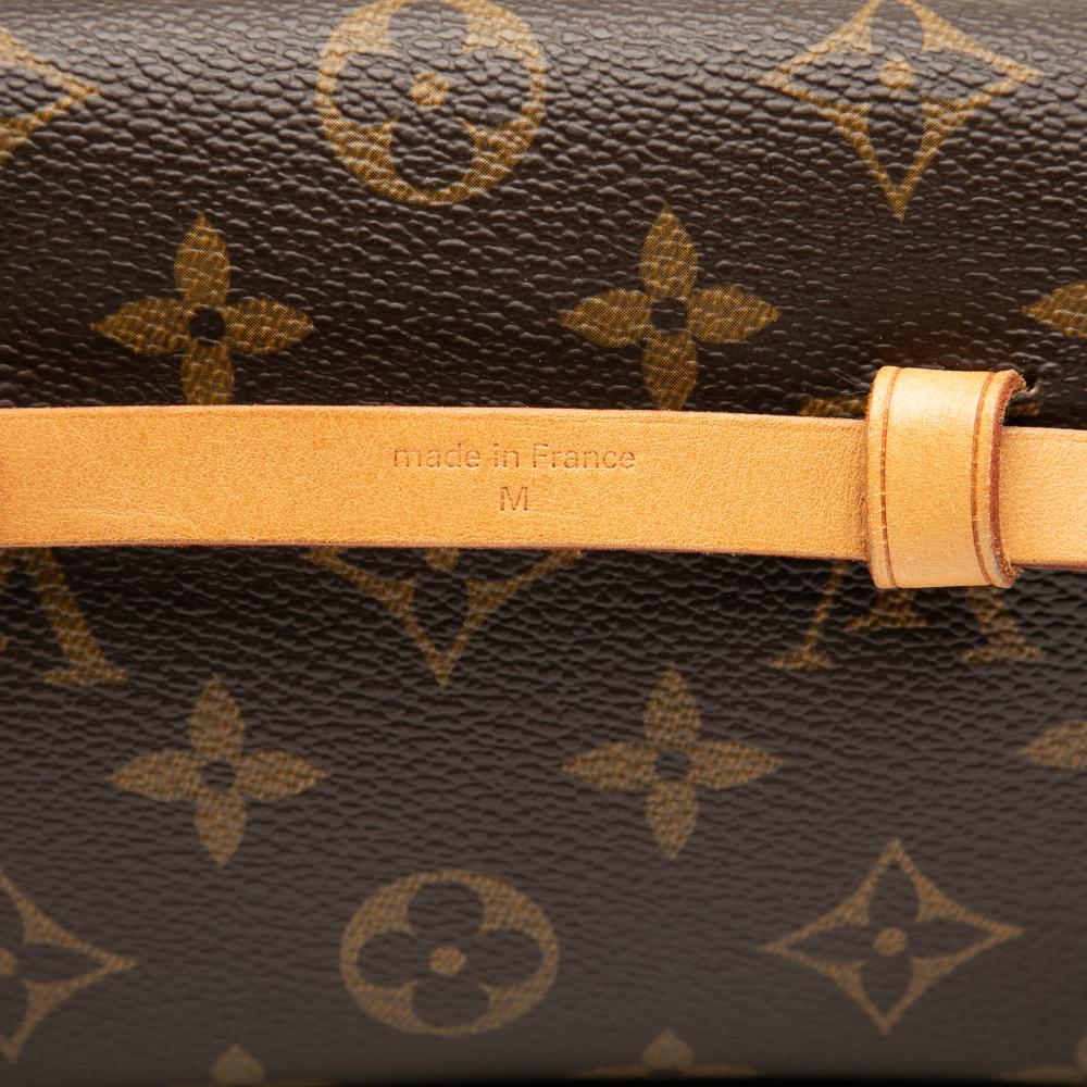 Louis Vuitton B Louis Vuitton Brown Monogram Canvas Fabric Monogram Pochette Florentine France
