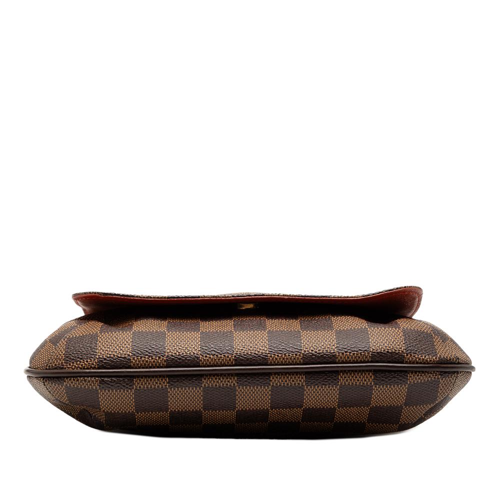 Louis Vuitton B Louis Vuitton Brown Damier Canvas Fabric Damier Ebene Musette Salsa Long Strap Spain