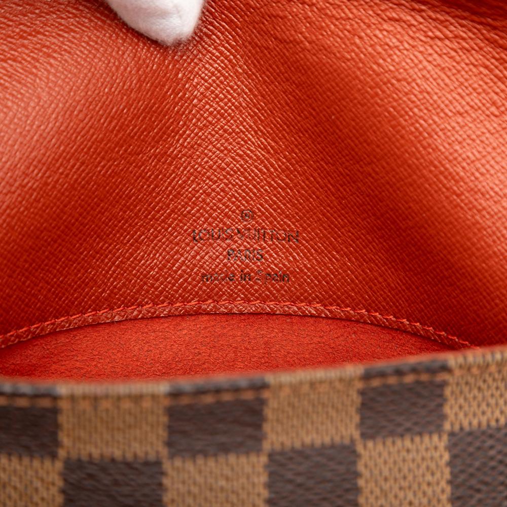 Louis Vuitton B Louis Vuitton Brown Damier Canvas Fabric Damier Ebene Musette Salsa Long Strap Spain