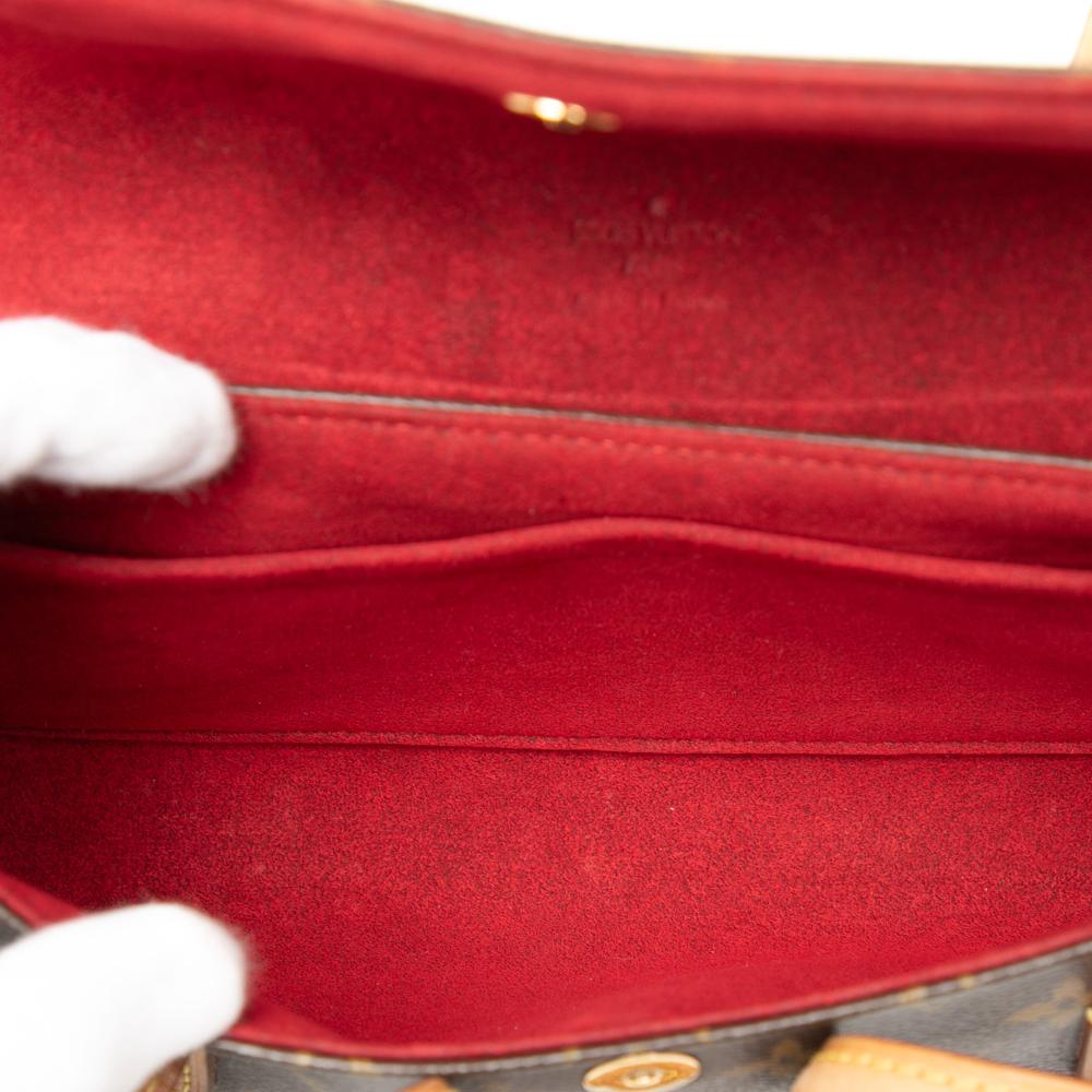 Louis Vuitton B Louis Vuitton Brown Monogram Canvas Fabric Monogram Sonatine France