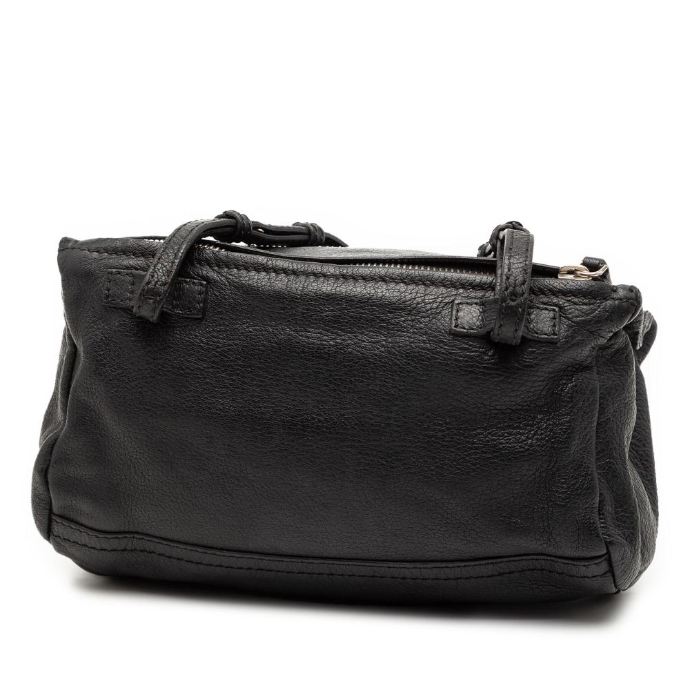Givenchy B Givenchy Black Calf Leather Mini Pandora Crossbody Italy