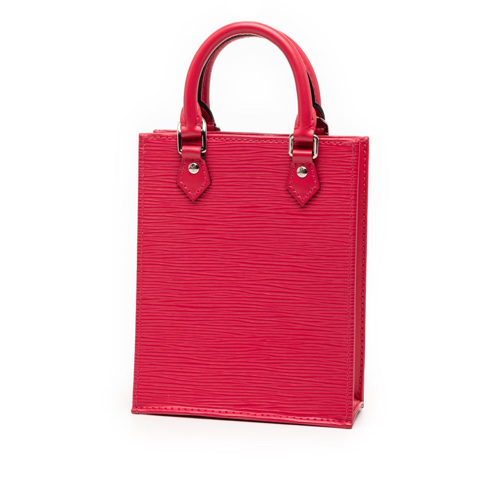 Louis Vuitton AB Louis Vuitton Pink Hot Pink Epi Leather Leather Epi Petit Sac Plat Spain