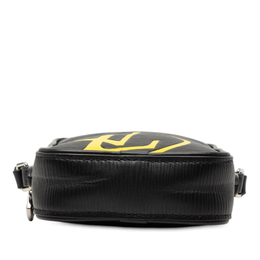 Louis Vuitton B Louis Vuitton Black Epi Leather Leather Epi Initials Danube PPM Spain